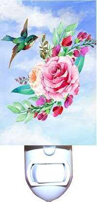 Hummingbird Rose Decorative Night Light