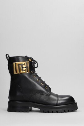 Charlie Army Combat Boots In Black Leather