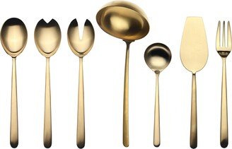 Linea Ice Oro 7-Piece Full Serving Set