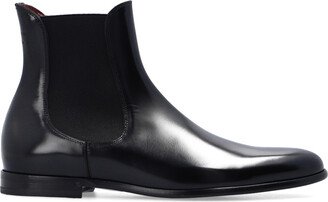 ‘Raffaello’ Leather Chelsea Boots - Black