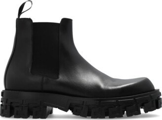 Leather Chelsea Boots - Black-AC