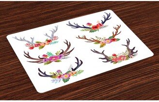 Antlers Place Mats, Set of 4