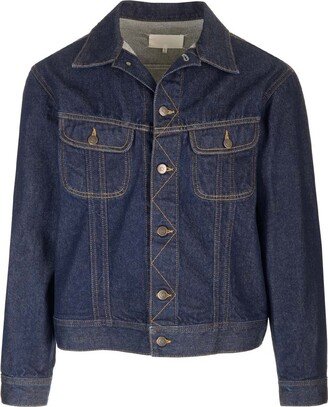 Classic Buttoned Denim Jacket