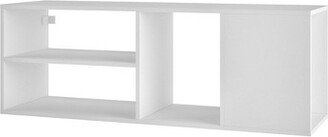 Minetta Floating with 4 Shelves TV Stand for TVs up to 48 White