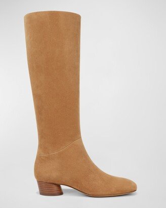 Ramona Wide Calf Suede Knee Boots