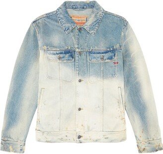 D-Barcy buttoned denim jacket