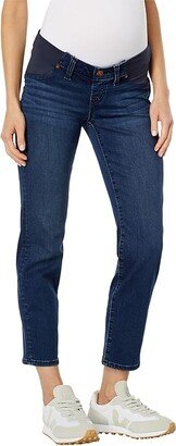 Maternity Mid-Rise Stovepipe Jeans in Dahill Wash (Dahill Wash) Women's Jeans