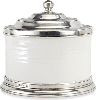 Convivio Ceramic & Pewter Cookie Jar