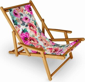 Marta Barragan Camarasa Abstract Geometrical Flowers Sling Chair