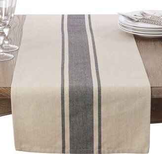 Saro Lifestyle Banded Design Table Runner