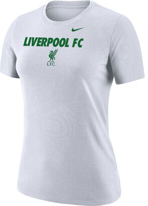 Liverpool FC Women's Soccer T-Shirt in White