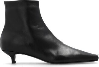 The Slim Pointed-Toe Ankle Boots