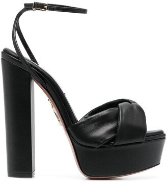 Olie leather platform sandals