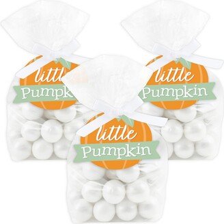 Big Dot Of Happiness Little Pumpkin Fall Birthday or Baby Shower Favor Treat Bags With Tags 12 Ct