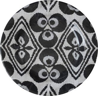Ikat ceramic plate (28cm)-AC