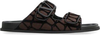 VLogo Monogram Open-Toe Sandals