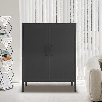 TiramisuBest Freestanding Storage Organizer, Double-door Modern Cabinet