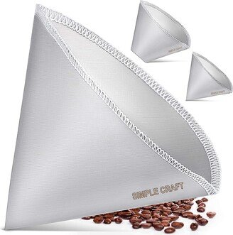 Reusable Fine Mesh Stainless Steel Coffee Filter (#1 Filter)