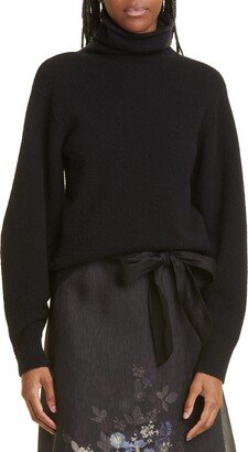 Brushed Merino Wool Turtleneck Sweater