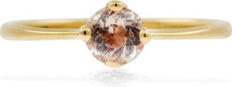 Morganite Petal Ring - 9Ct Solid Gold