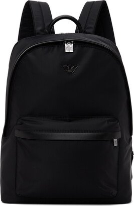 Black Recycled Backpack