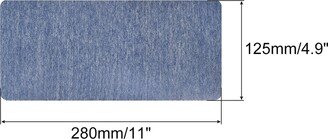 Unique Bargains Fabric Patch Iron-on Patches Denim Patches 11x4.9, Pack of 4