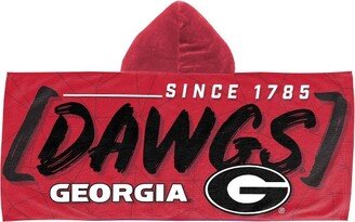 22x51 Georgia Bulldogs Hooded Youth Beach Towel