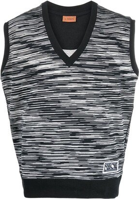 Patterned Intarsia-Knit Vest