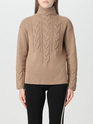 sweater in wool and cashmere blend with tricot knit