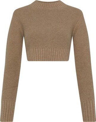 Kaya cropped cashmere sweater