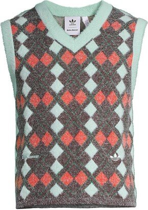 x Wales Bonner Jacquard Cotton-Blend Sweater Vest