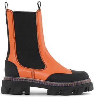 Cleated Mid Chelsea Boots-AA