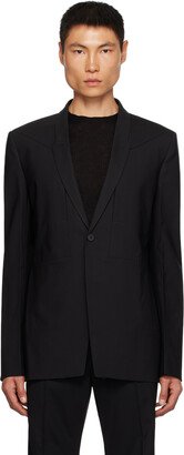 Black Paper Blazer