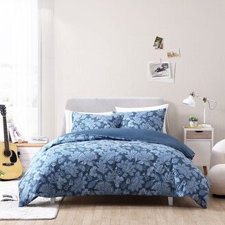 Poppy & Fritz Simone Cotton Blue Comforter Set