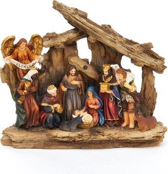 Kurt S. Adler Kurt Adler 7 Resin Nativity 11 Piece Set