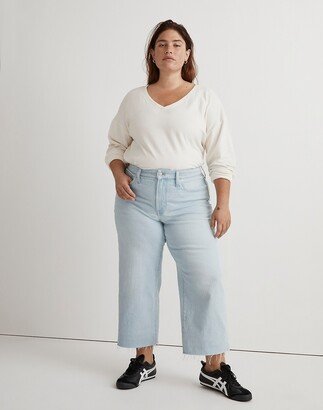 The Plus Perfect Vintage Wide-Leg Crop Jean