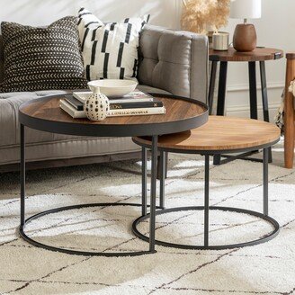 Middlebrook Designs Two-Tone Nesting Table Set