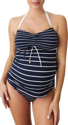 Maternity Breton Striped 2-Piece Tankini