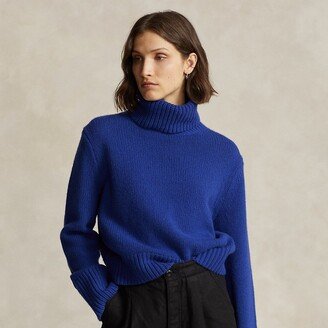 Wool-Cashmere Turtleneck Sweater-AB