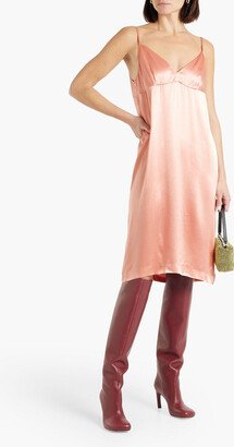 Satin slip dress