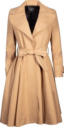 Sookyoung Song Camel Cotton Trench Coat