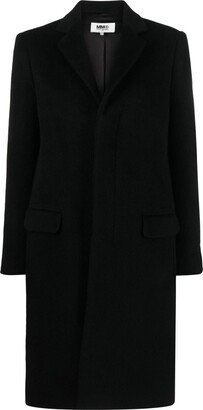 Virgin Wool-Mohair Blend Coat