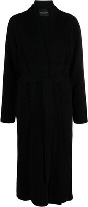 Tied-Waist Merino-Wool Coat