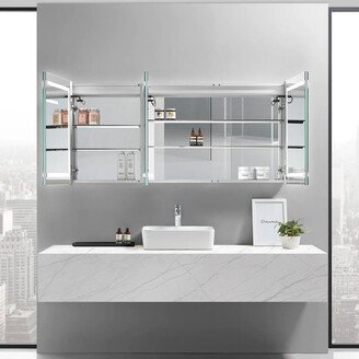 Modern Mirrors Europa III Lighted Bathroom Cabinet Vanity Mirror - 28*60