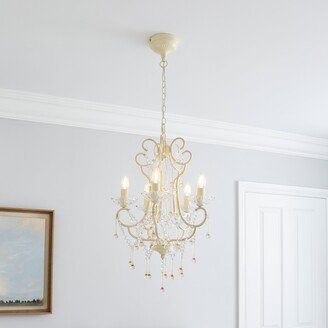 Dunelm Adalet 5 Light Chandelier Cream