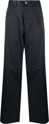 Drawstring Straight-Leg Trousers