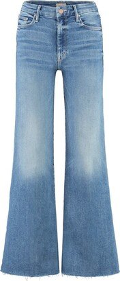 Frayed Edge Flared Jeans