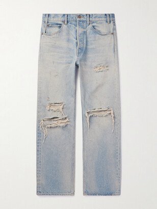 Kurt Straight-Leg Distressed Jeans-AA