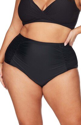 Artesands Hues Raphael High Waist Ruched Bikini Bottoms