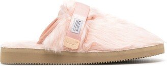 Zavo-2eu faux-fur slippers